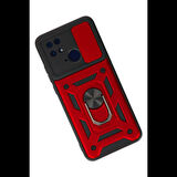 Newface Xiaomi Redmi 10C Kılıf Pars Lens Yüzüklü Silikon