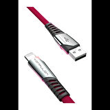 Konfulon DC17 Lightning Kablo iphone Uyumlu 1M 2.4A - Kırmızı