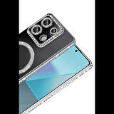 Joy Tekno Xiaomi Uyumlu Redmi 13C Joke Simli Magneticsafe Kılıf