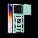 Joy Tekno Xiaomi Mi 14T Pro Kılıf Pars Lens Yüzüklü Silikon