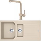 Franke Urban UBG 651-100 Avena Granit Eviye-Active Plus Doccia 2.0 Batarya Seti