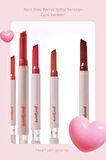 Yoğun Nemlendirici, Parlak Bitişli Balm Peripera Heart Jam Glow Lip (1 Peach Fondue)