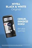 Nivea MEN Erkek Stick Deodorant Black&white Invisible Original 150ml, 72 Saat Anti-perspirant Ter Koruması