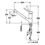 TEKA AUK 978 PULLOUT KROM BATARYA