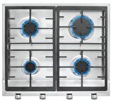 Teka - EX 60.1 4G AI AL CI - Ankastre Paslanmaz Çelik Gazlı Ocak - Döküm Izgara - Inox - 60 cm - 40212101