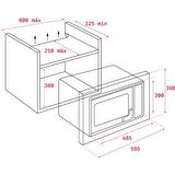 TEKA MB 620 BI MİKRODALGA BEYAZ