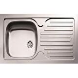 Teka Infant OB Sağ Damlalıklı Mikro Keten Paslanmaz Çelik Mutfak Eviyesi