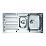 Teka Princess Eviye 1.5 Göz 50x80CM Sol Damlalık Paslanmaz