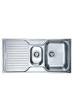 Teka - PRINCESS 60 B - Ankastre Sağ Damlalıklı Eviye - Paslanmaz Çelik - 100 cm TKA0073