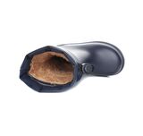 Igor W10101003 Topuksuz İpli Su Geçirmez Lacivert Pvc Kız Çocuk Yağmur Çizmesi