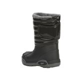 Igor W10168002 Topuksuz Kürklü Su Geçirmez Siyah Mikrofiber Kız Çocuk Yağmur Çizmesi