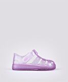S10265 Star Glitter Kız Çocuk Sandalet Mor