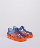S10270 Star Bicolor İgor Marka Unisex Çocuk Sandalet Turuncu