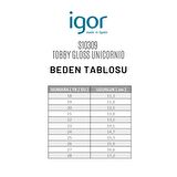 Igor Tobby Gloss Unicornio Kız Çocuk Şeffaf Simli Sandalet