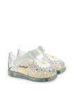 Unisex S10322 Tobby Gloss Flor Çocuk Sandalet - Beyaz | 26