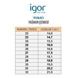 IGOR Tokio Borreguito Teja Brick Red Yağmur Çizmesi W10290-043