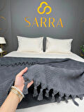 200X230 ÇİFT KİŞİLİK LİZBON PİKE - ANTRASİT