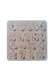 Eğitici Puzzle Eğitici Ahşap Puzzle Yapboz Rakamlar 