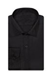 Süvari Classics Smart Sport Dar Kalıp Takım Elbise Gömleği Düz Mavi Slim Fit Cepsiz