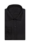 Süvari Classics Smart Sport Dar Kalıp Takım Elbise Gömleği Düz Mavi Slim Fit Cepsiz