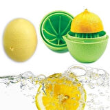 caselka® Hazneli Kapaklı Hijyenik Pratik Kolay Limon Sıkacağı Aparatı