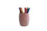 KALEMLİK PEMBE PETEK OFİS GERECİ 8X8X10CM 400ML