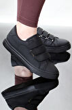 Kinetix Cırt Cırtlı Cilt Comfort Sneaker Kadın Spor Ayakkabı