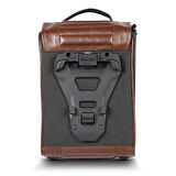 SHAD CAFE RACER KAHVERENGİ RETRO YAN ÇANTA SADDLE BAG X0SR38