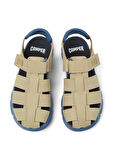 Camper Bej - Mavi Erkek Çocuk Sandalet Oruga Sandal Kids