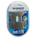 VOREX KAYAR MİLLİ ÇELİK ASMA KİLİT 80 MM