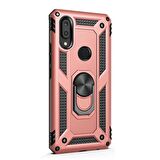 Gpack Huawei Y6 2019 Kılıf Vega Standlı Yüzüklü MıknatıslıNano Glass