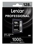 Lexar 128 GB 1000x U3 V60 4K SD Hafıza Kartı (150 Mb/s)