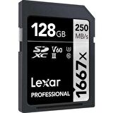 Lexar 128GB 1667x 250MB/s SD Hafıza Kartı