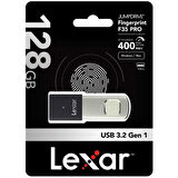 Lexar 128GB Parmak İzi Okuyuculu F35 Pro 300Mb 3.2 USB Flash Bellek