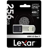 Lexar 256GB Parmak İzi Okuyuculu F35 Pro 300Mb 3.2 USB Flash Bellek