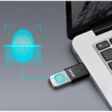 Lexar 256GB Parmak İzi Okuyuculu F35 Pro 300Mb 3.2 USB Flash Bellek