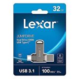 Lexar 32gb Jumpdrive Typec Usb Flash Bellek- ‎LJDD400032G