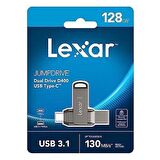 Lexar 128gb Jumpdrive Typec Usb Flash Bellek- ‎LJDD4000128G