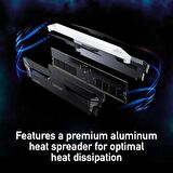 Lexar ARES RGB DDR5 32GB (2x16GB) 6400MHz AMD EXPO CL32 Ram Bellek (LD5EU016G-R6400GDLA)