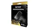 Lexar External 512GB LSL600X512G-RNBNG 2000MB/s USB 3.2 Taşınabilir SSD Disk