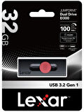 Lexar 32gb Usb Typec D300 100MB/s USB3.2 Flash Bellek