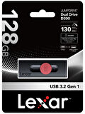 Lexar 128gb Usb Typec D300 100MB/s USB3.2 Flash Bellek