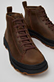 Erkek Brutus Deri Bot - Koyu Kahverengi | 45