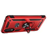 Gpack Huawei Y7 2019 Kılıf Vega Standlı Yüzüklü Mıknatıslı