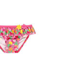 Kız Çocuk Meyve Desenli Mayo Pembe