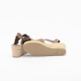 Kadın Sandalet Ter Toni Pons Elactic Linen Taupe