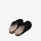  Riva Kadın Terlik G106582 Genuins RIVA Velour Black