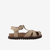   Kadın Sandalet G106774 Genuins Howea  Embossed Leather Taupe
