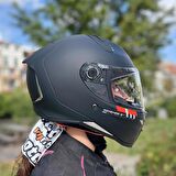 Mt Revenge 2 Solid A1 Full Face Motosiklet Kaskı