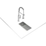Teka BE LINEA RS15 18.40 Tezgahaltı Eviye Paslanmaz Çelik 18 cm